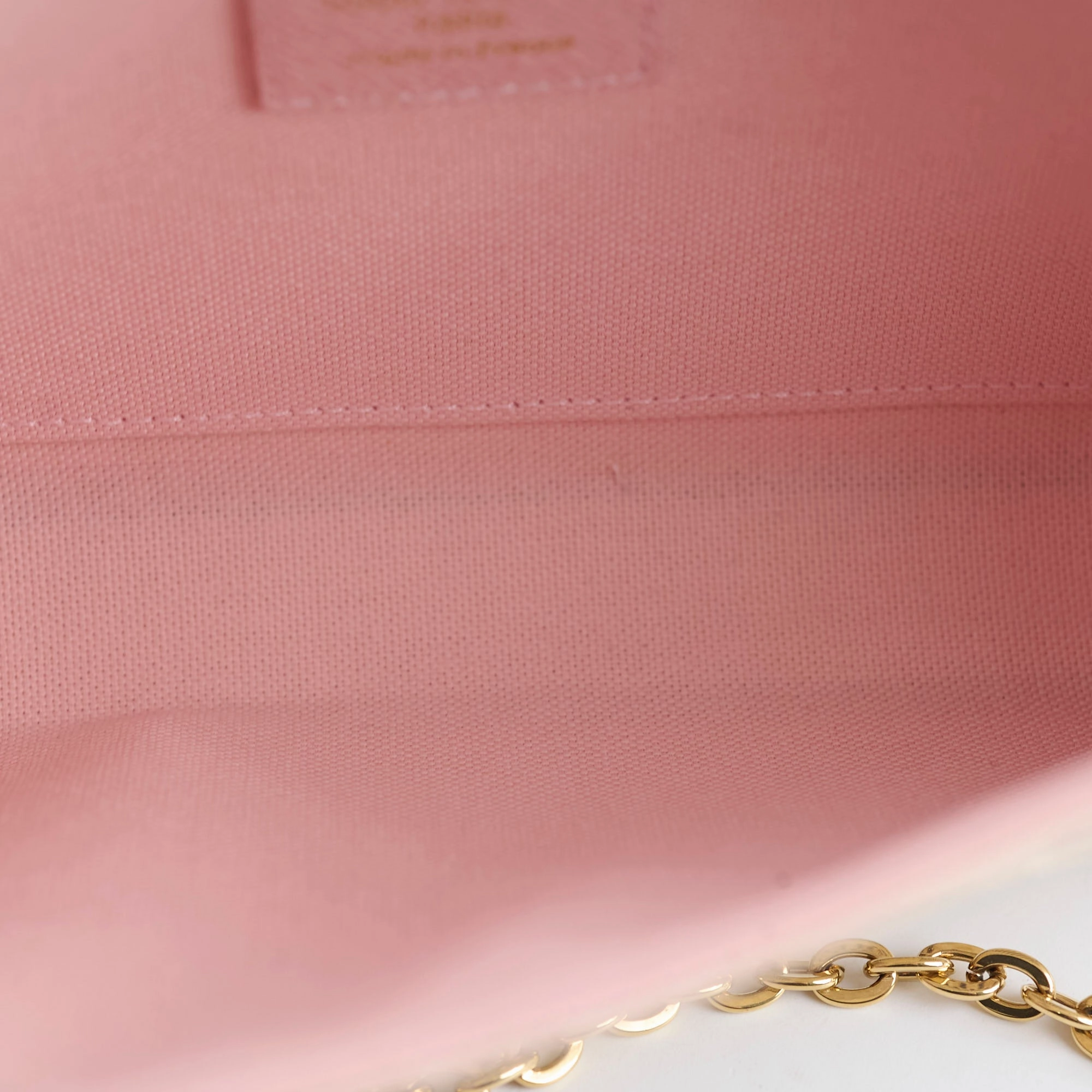 Louis Vuitton Felicie Crossbody clutch Damier Azur