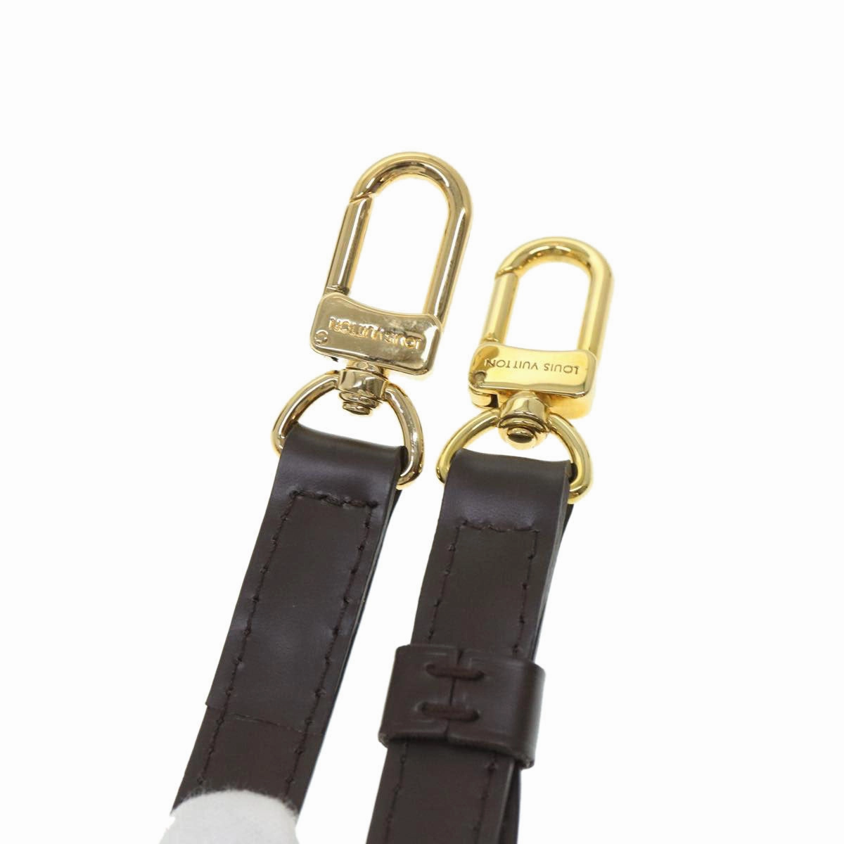 LOUIS VUITTON For Damier Shoulder Strap 47.2"" Dark Brown LV 39677