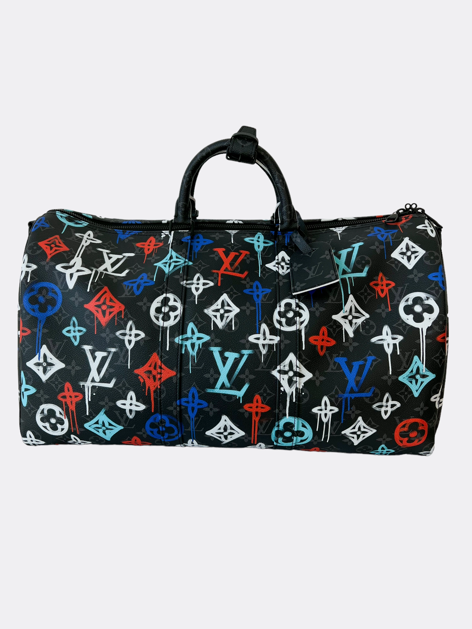 Louis Vuitton Graffiti Monogram Keepall 50