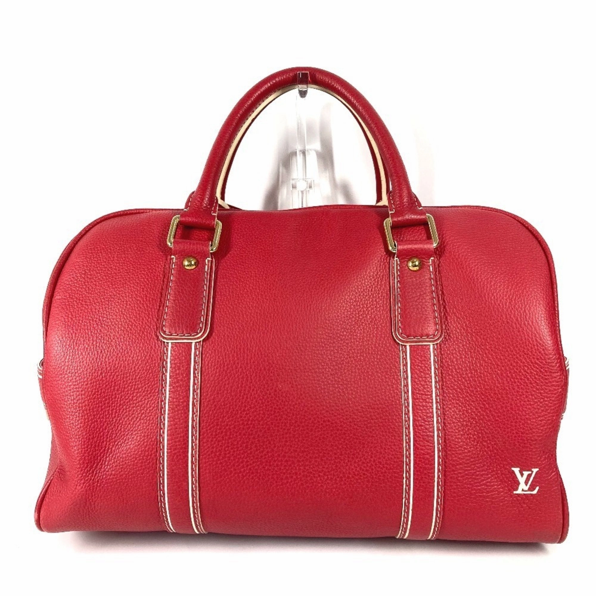 Louis Vuitton Leather Boston Bag Handbag Shoulder Bag (Pre-Owned)