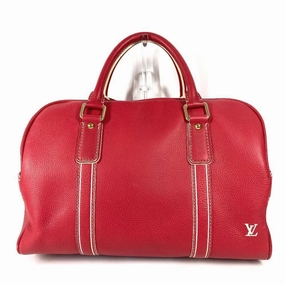 Louis Vuitton Leather Boston Bag Handbag Shoulder Bag (Pre-Owned)