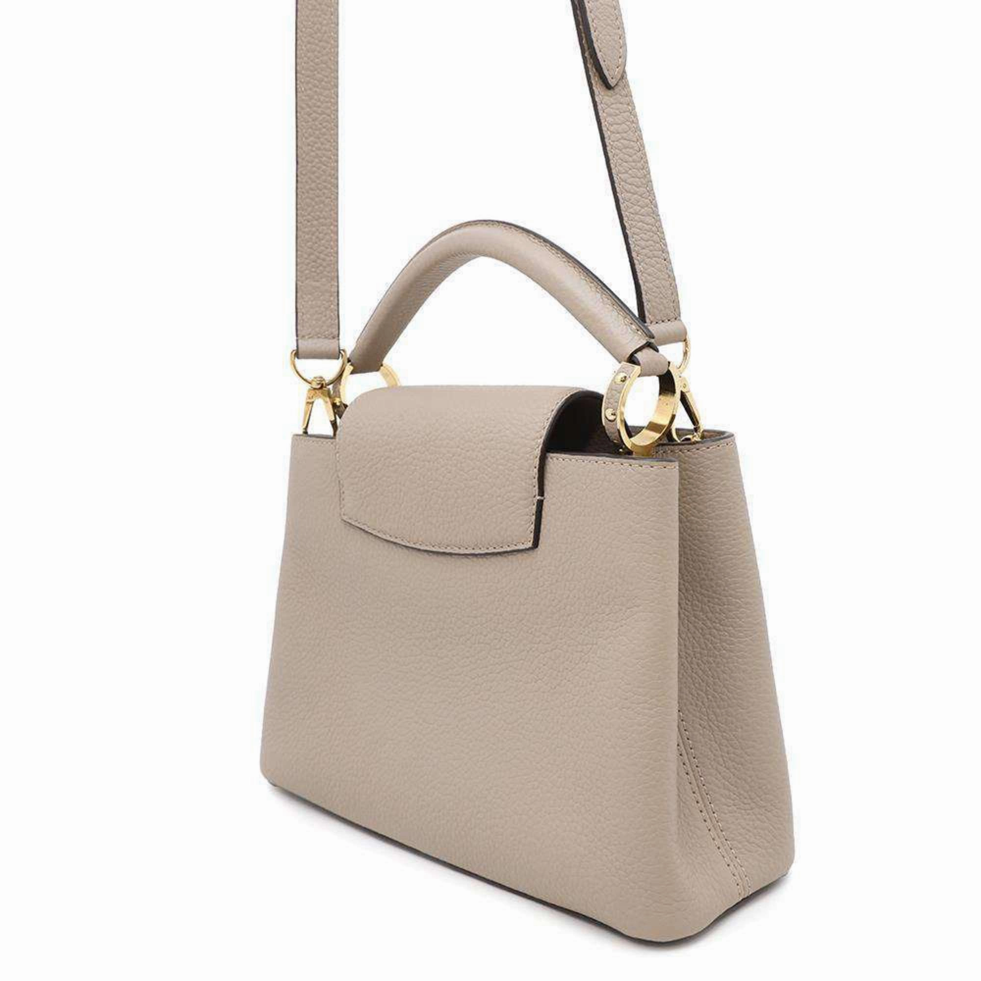 Louis Vuitton Leather Handbag Shoulder Bag (Pre-Owned)