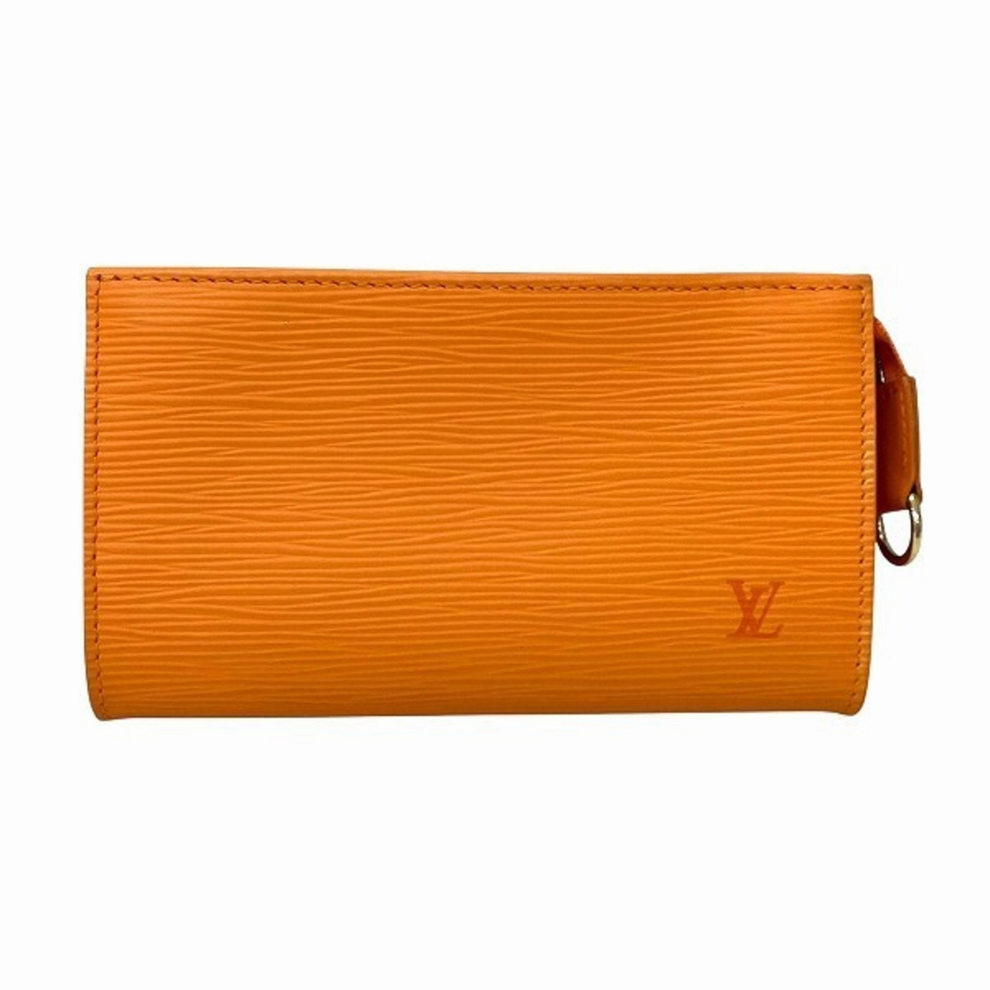 Louis Vuitton Leather Pouch Shoulder Bag Tote Bag (Pre-Owned)