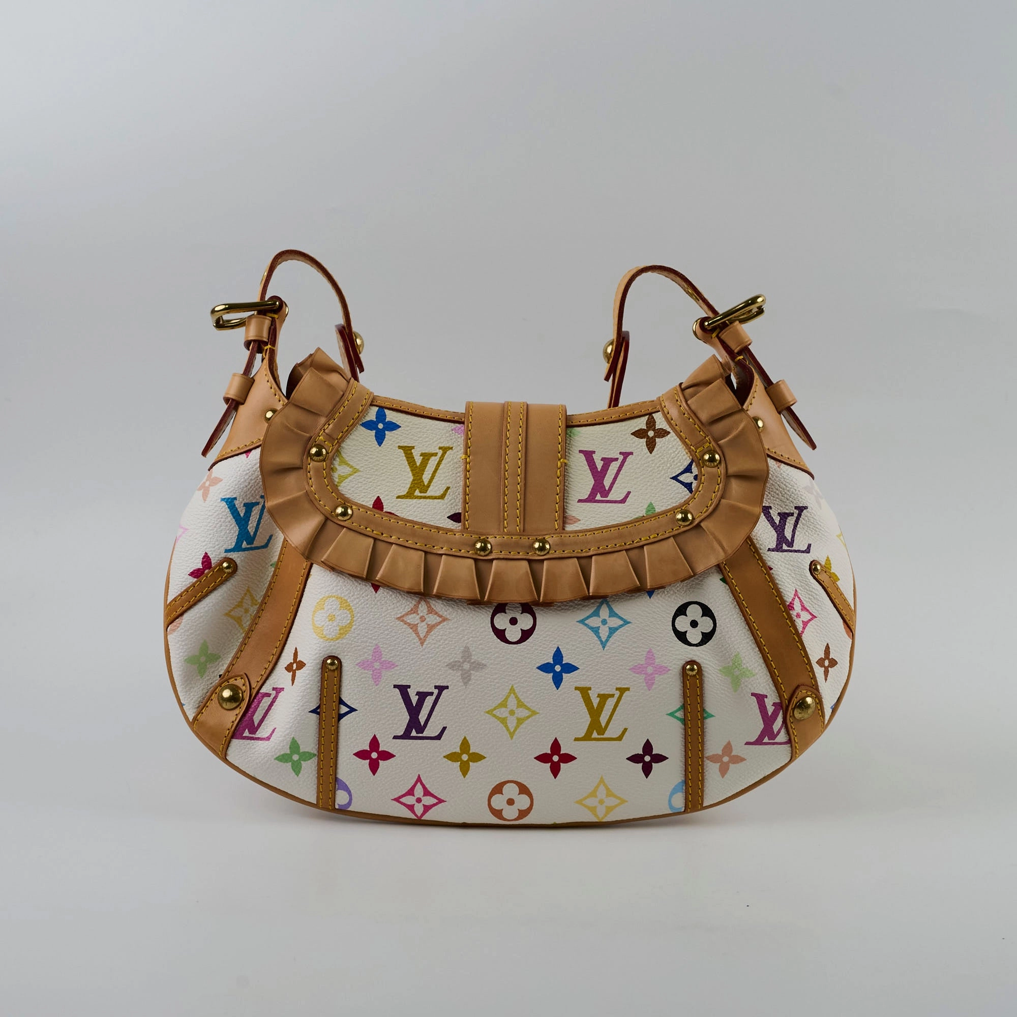 Louis Vuitton Leonor Multicolor Bag White