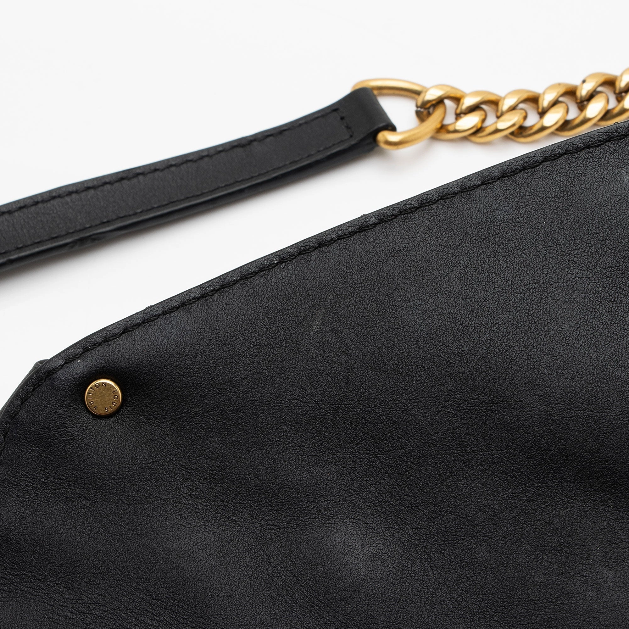 Louis Vuitton Limited Edition Calfskin Patches New Wave Chain MM Shoulder Bag (SHF-rK1e8I)