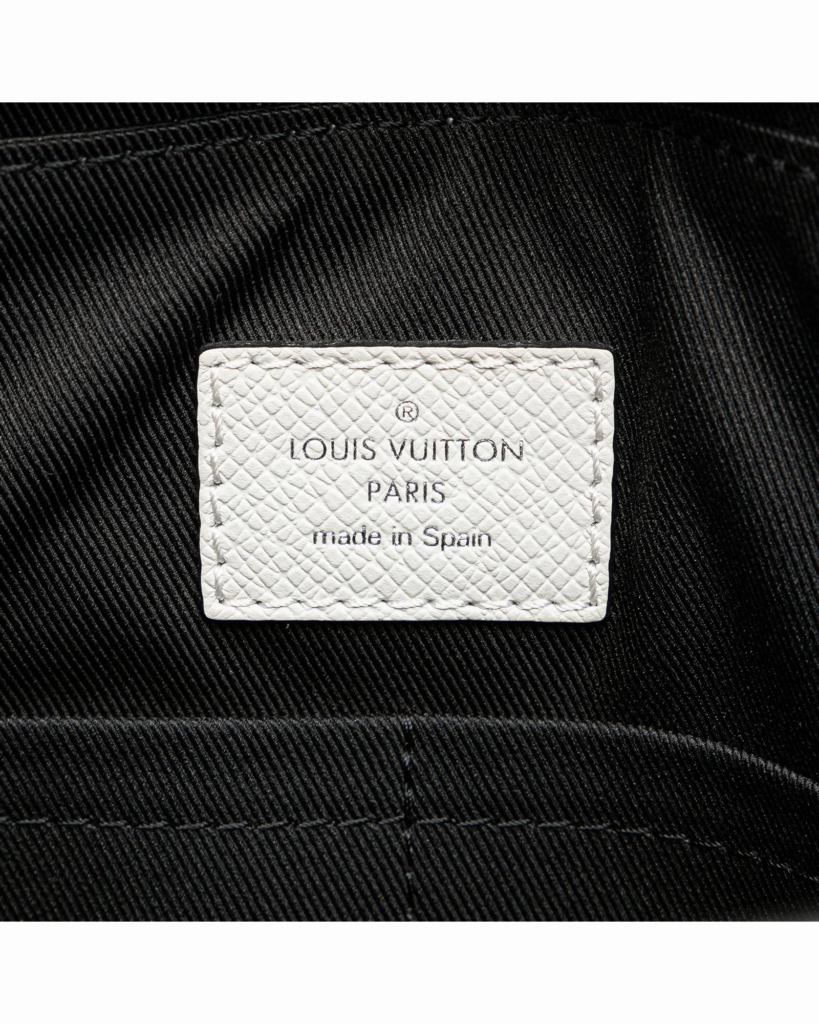 Louis Vuitton LV Pont 9 White Monogram Empreinte Leather Crossbody Bag