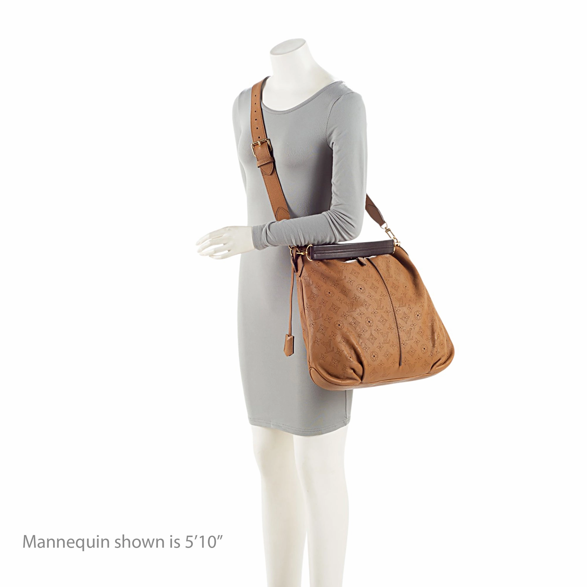 Louis Vuitton Mahina Leather Selene MM Shoulder Bag