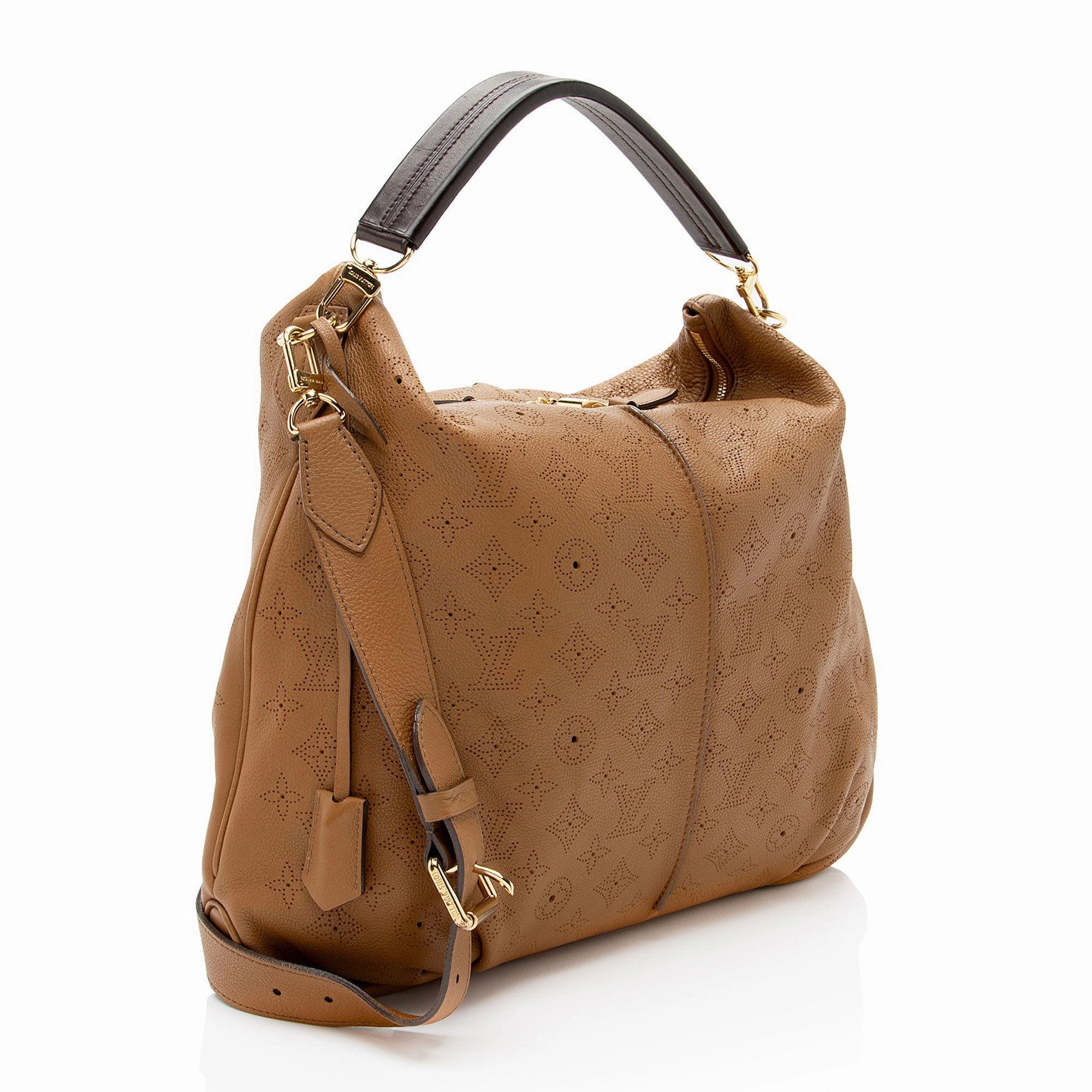 Louis Vuitton Mahina Leather Selene MM Shoulder Bag