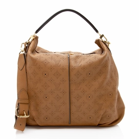 Louis Vuitton Mahina Leather Selene MM Shoulder Bag