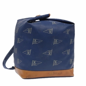 Louis Vuitton Marin Blue Canvas Shoulder Bag