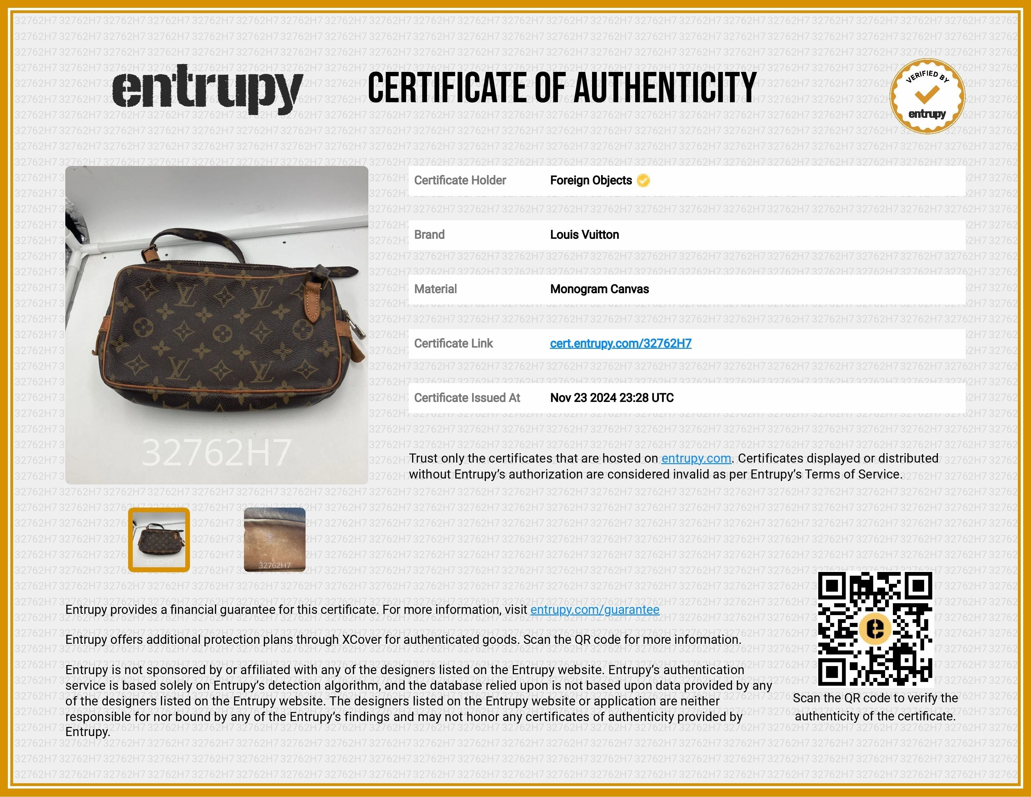 Louis Vuitton Marly Bandouliere Crossbody Bag