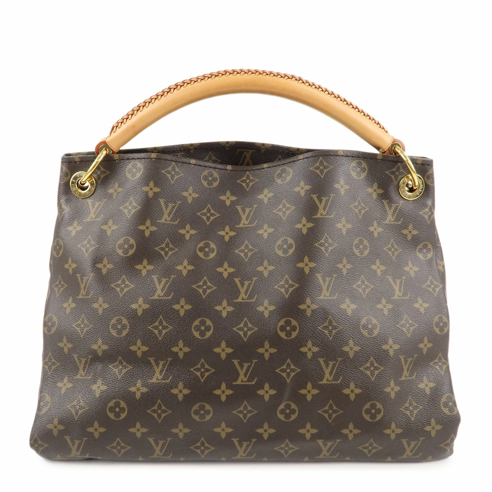 Louis Vuitton Monogram Artsy MM Shoulder Bag Brown M40249