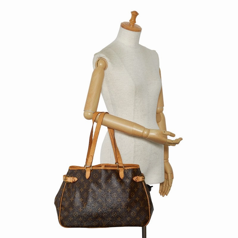 Louis Vuitton Monogram Battalion Horizontal Shoulder Bag M51154 Brown PVC Leather  Louis Vuitton