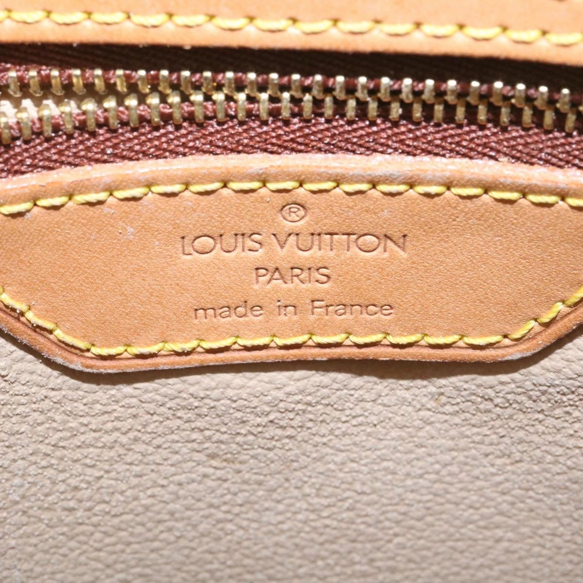 LOUIS VUITTON Monogram Bucket GM Shoulder Bag M42236 LV ac453