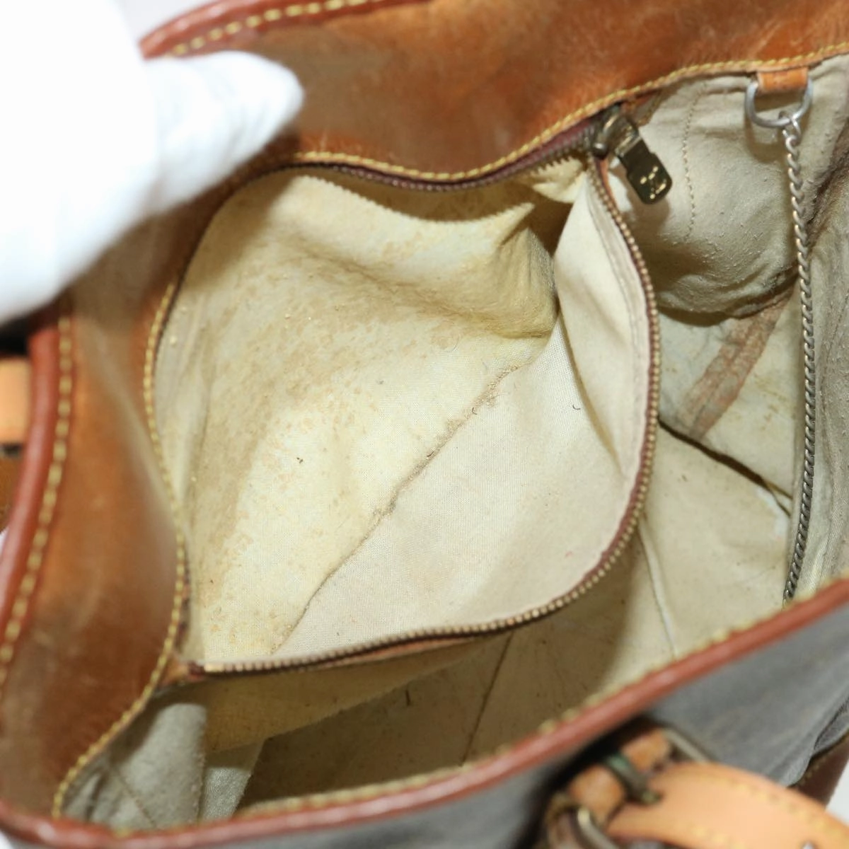LOUIS VUITTON Monogram Bucket GM Shoulder Bag Vintage M42236 LV ti1029