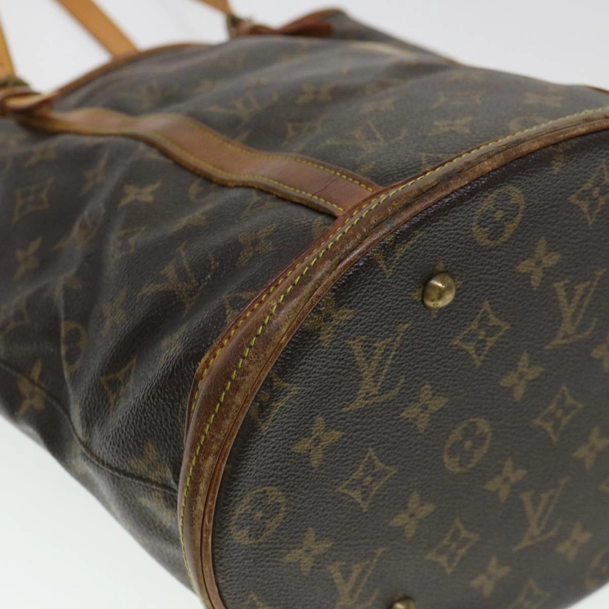 LOUIS VUITTON Monogram Bucket GM Shoulder Bag Vintage M42236 LV ti1029