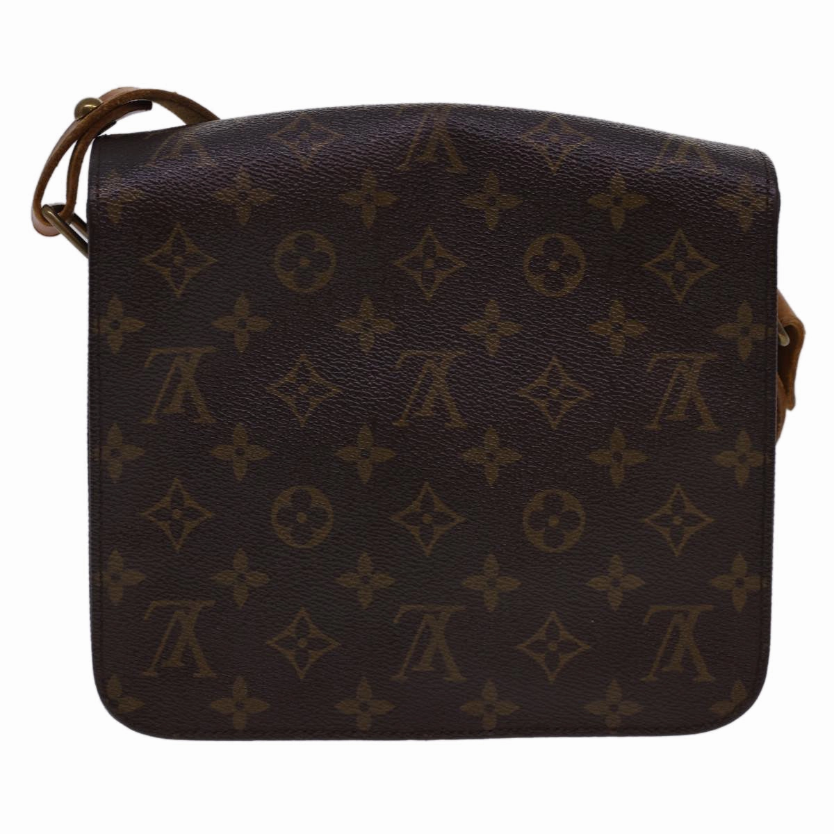 LOUIS VUITTON Monogram Cartouchiere MM Shoulder Bag M51253 LV rd4699