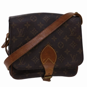 LOUIS VUITTON Monogram Cartouchiere MM Shoulder Bag M51253 LV rd4699