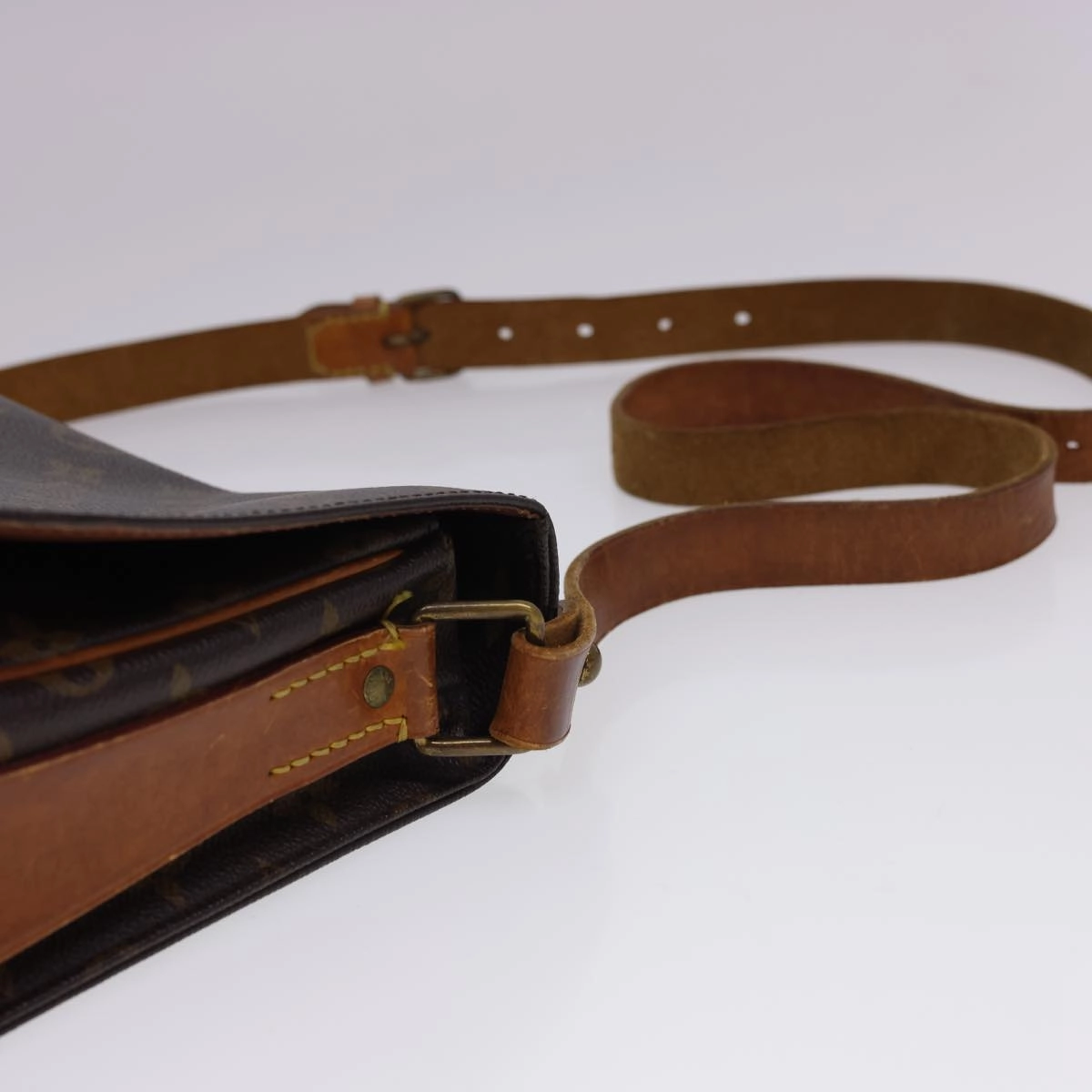 LOUIS VUITTON Monogram Cartouchiere MM Shoulder Bag M51253 LV rd4699