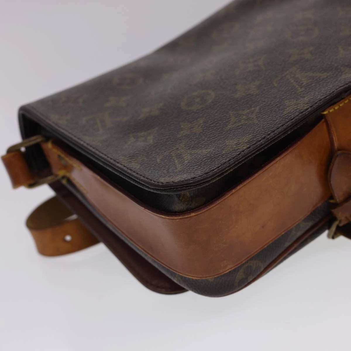 LOUIS VUITTON Monogram Cartouchiere MM Shoulder Bag M51253 LV rd4699