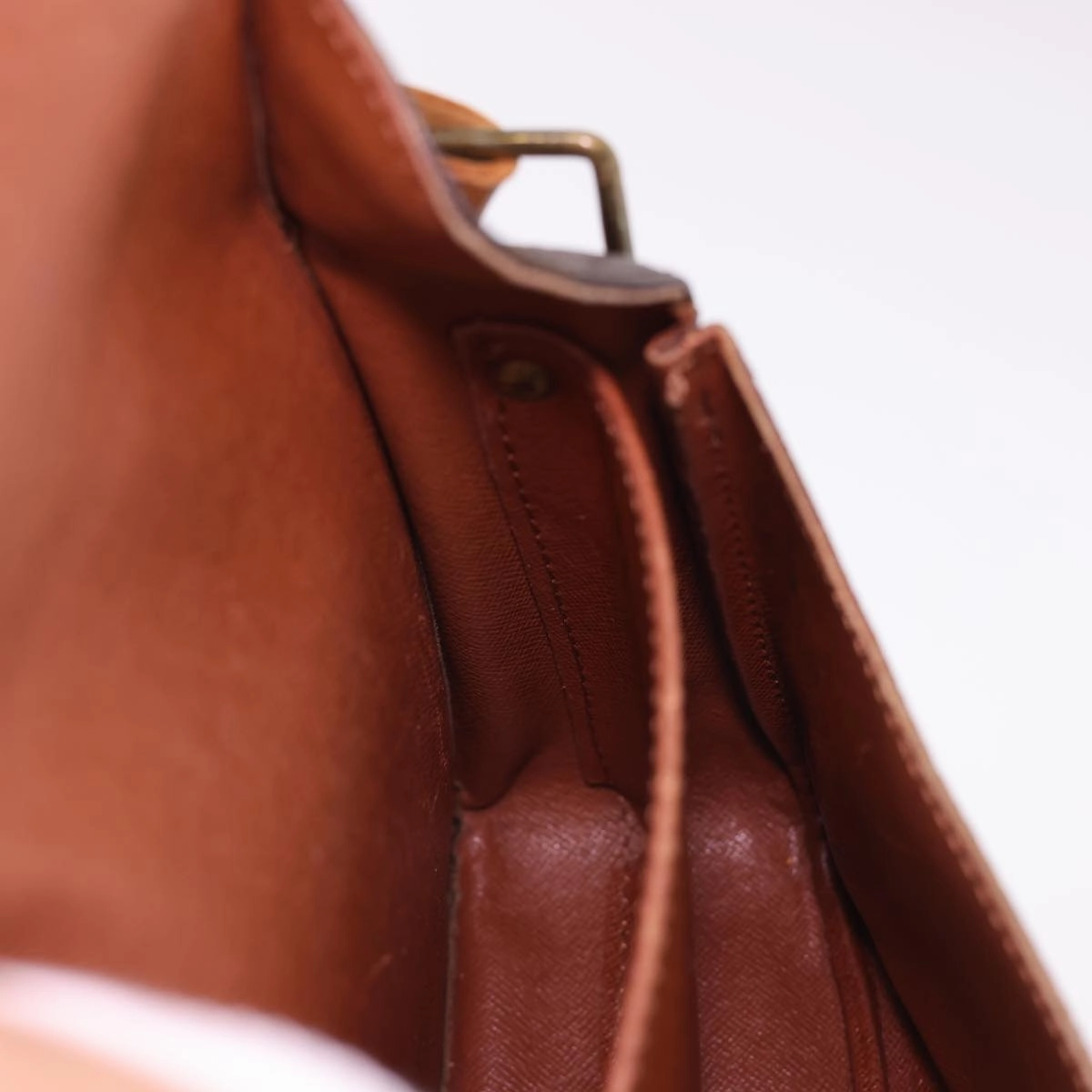 LOUIS VUITTON Monogram Cartouchiere MM Shoulder Bag M51253 LV rd4699