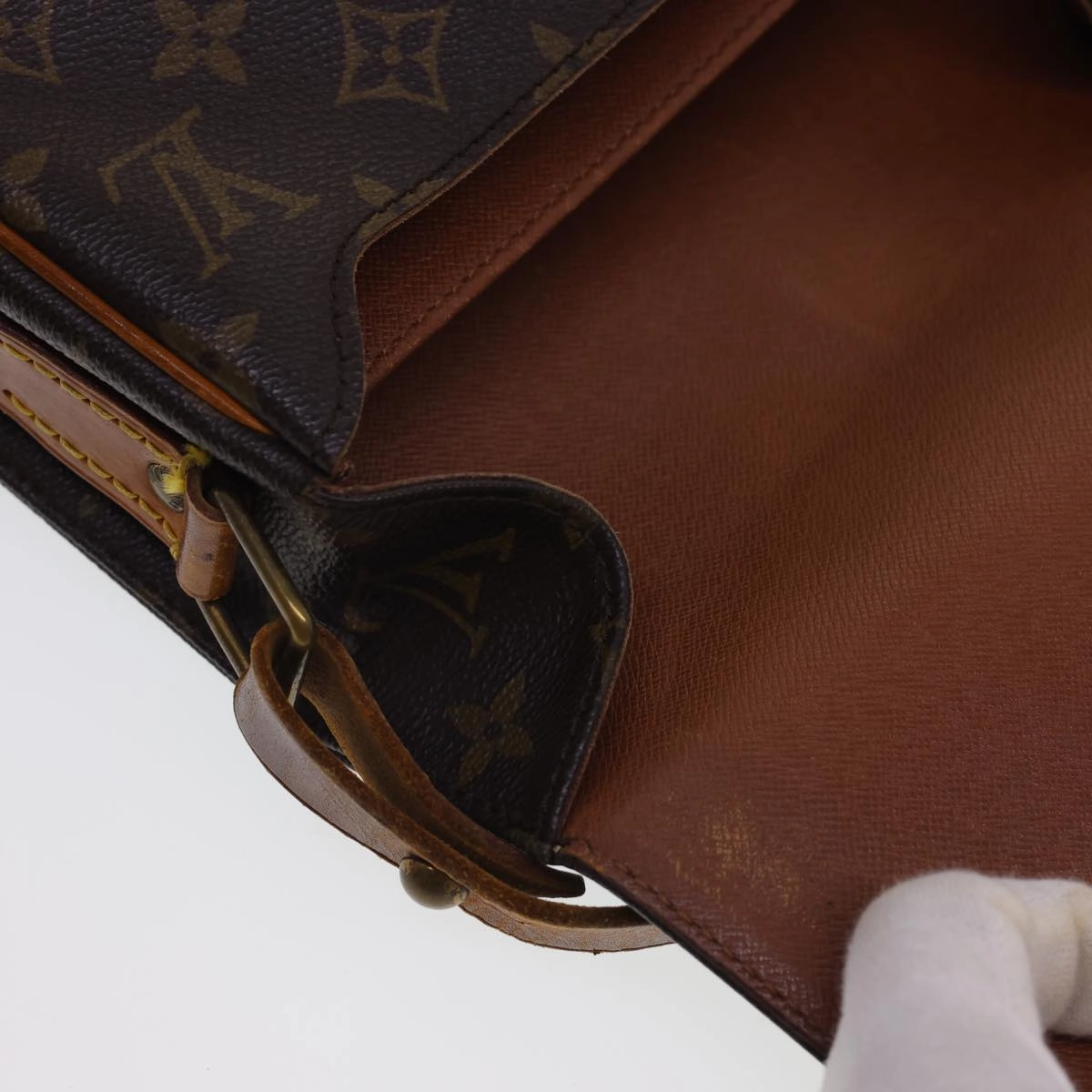 LOUIS VUITTON Monogram Cartouchiere MM Shoulder Bag M51253 LV rd4699