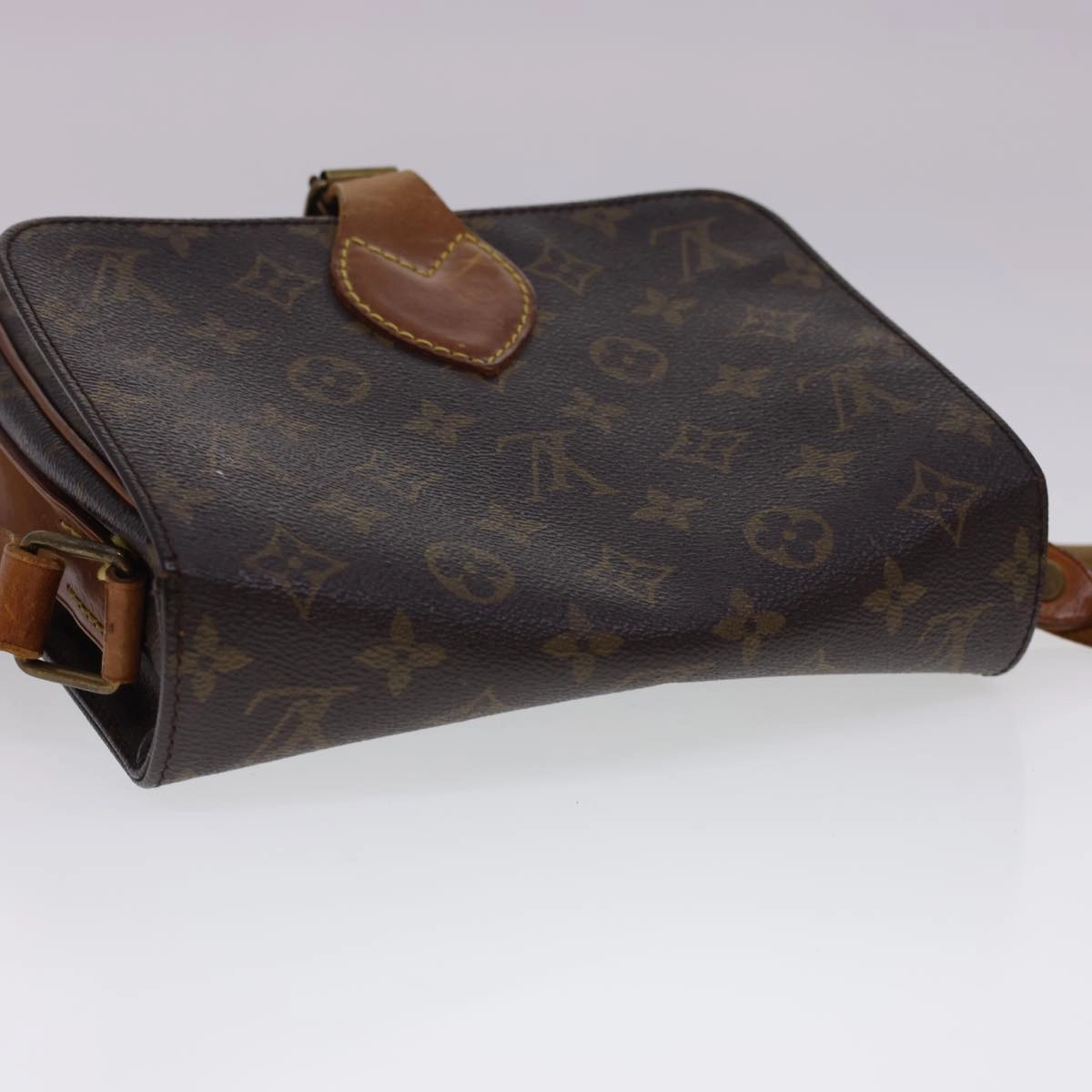 LOUIS VUITTON Monogram Cartouchiere MM Shoulder Bag M51253 LV rd4699