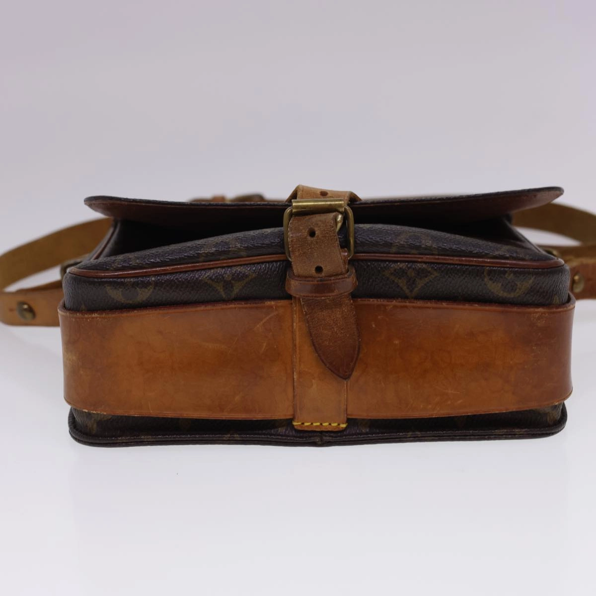 LOUIS VUITTON Monogram Cartouchiere MM Shoulder Bag M51253 LV rd4699