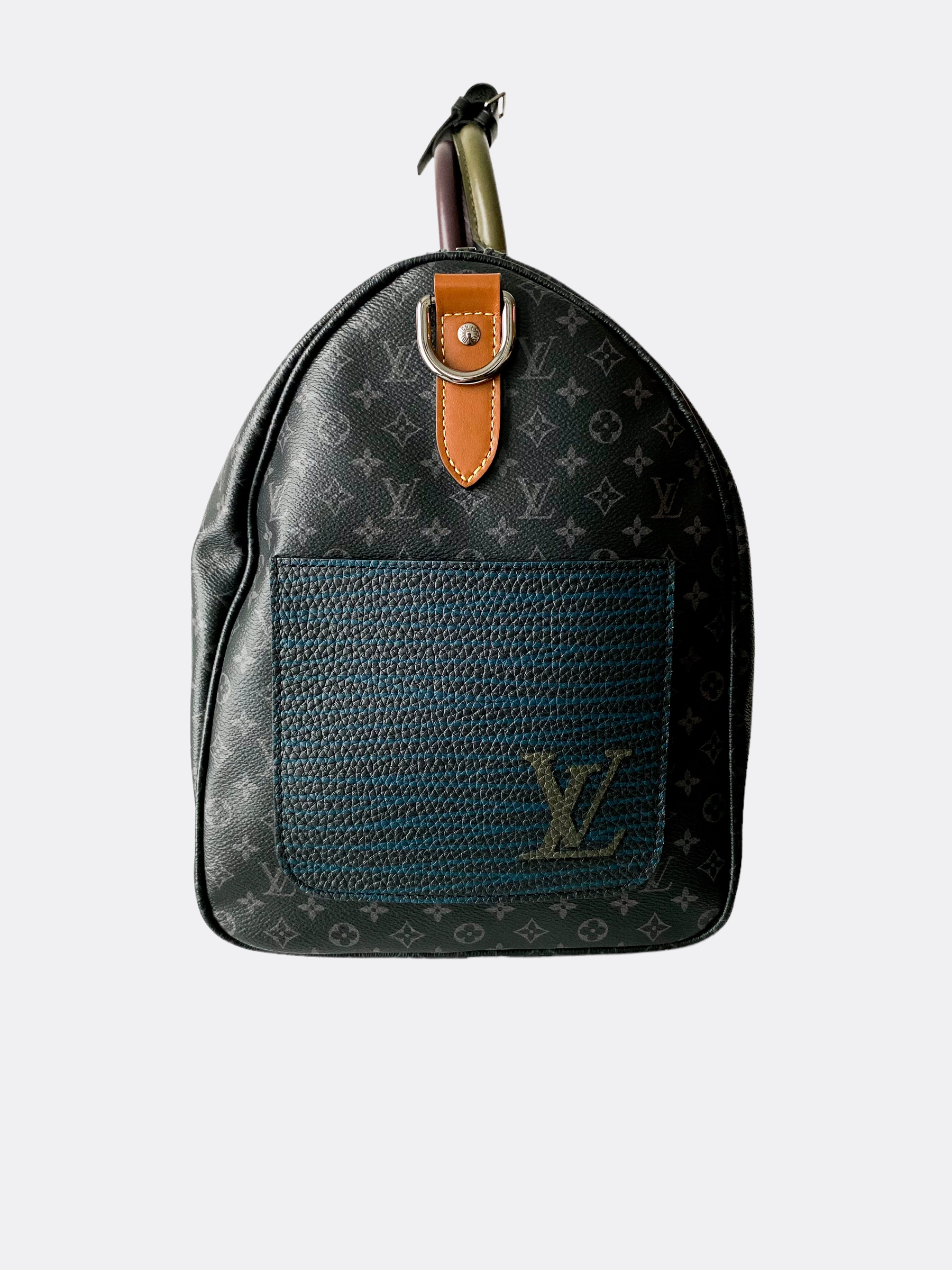 Louis Vuitton Monogram Eclipse Articles De Voyage Keepall 50