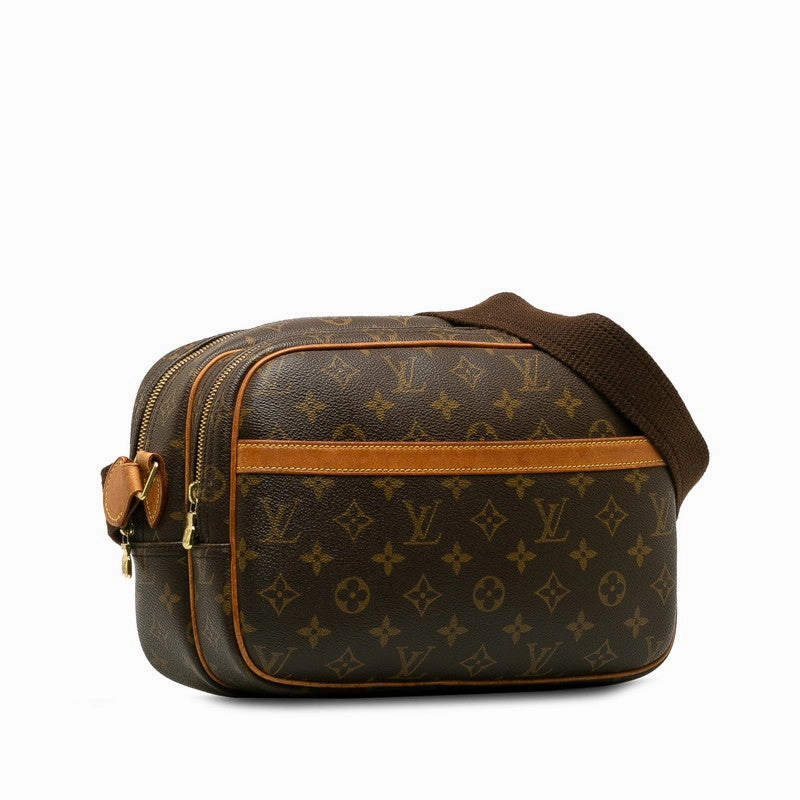 Louis Vuitton Monogram M45254 Shoulder Bag Leather Brown