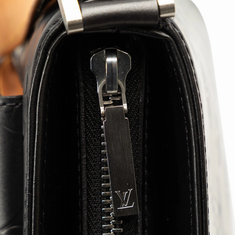 Louis Vuitton Monogram Matte Alston Shoulder Bag M55122 Noir Black Leather