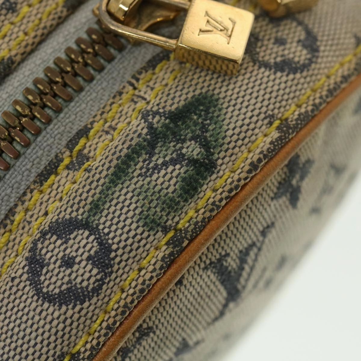 LOUIS VUITTON Monogram Mini Jeanne PM Shoulder Bag Blue M92001 LV 39117
