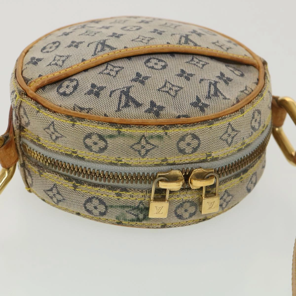 LOUIS VUITTON Monogram Mini Jeanne PM Shoulder Bag Blue M92001 LV 39117