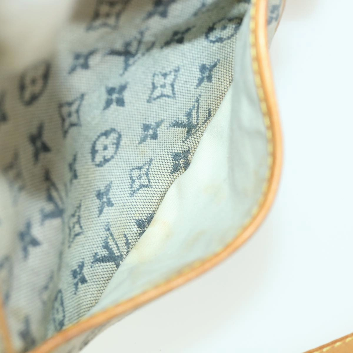 LOUIS VUITTON Monogram Mini Jeanne PM Shoulder Bag Blue M92001 LV 39117