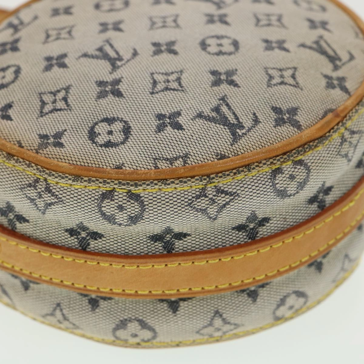 LOUIS VUITTON Monogram Mini Jeanne PM Shoulder Bag Blue M92001 LV 39117