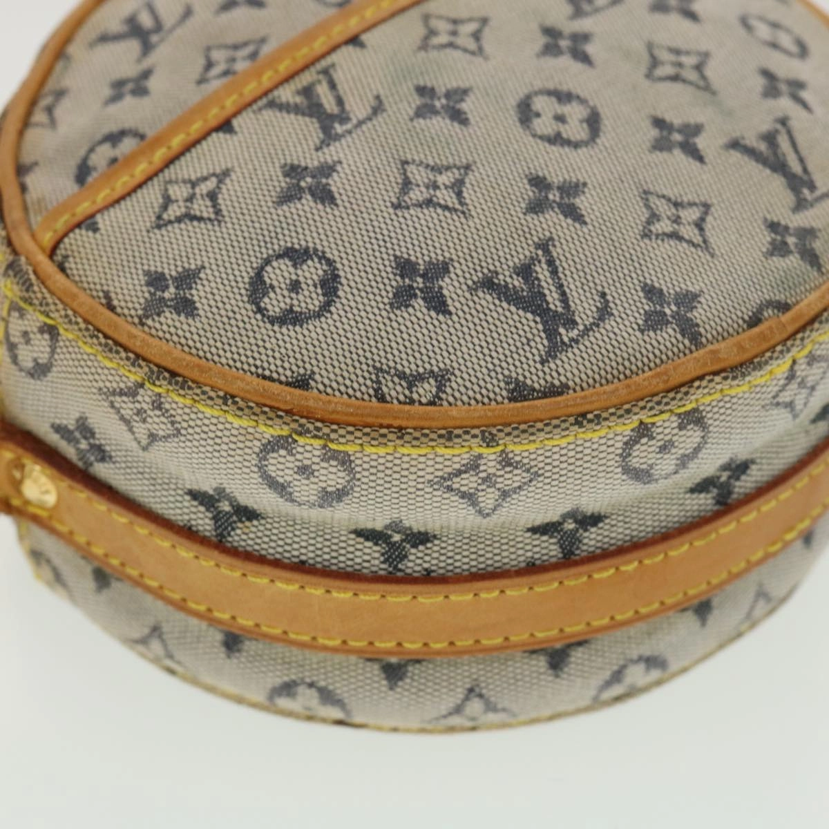 LOUIS VUITTON Monogram Mini Jeanne PM Shoulder Bag Blue M92001 LV 39117