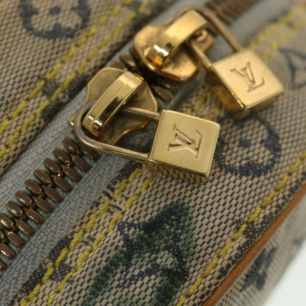LOUIS VUITTON Monogram Mini Jeanne PM Shoulder Bag Blue M92001 LV 39117