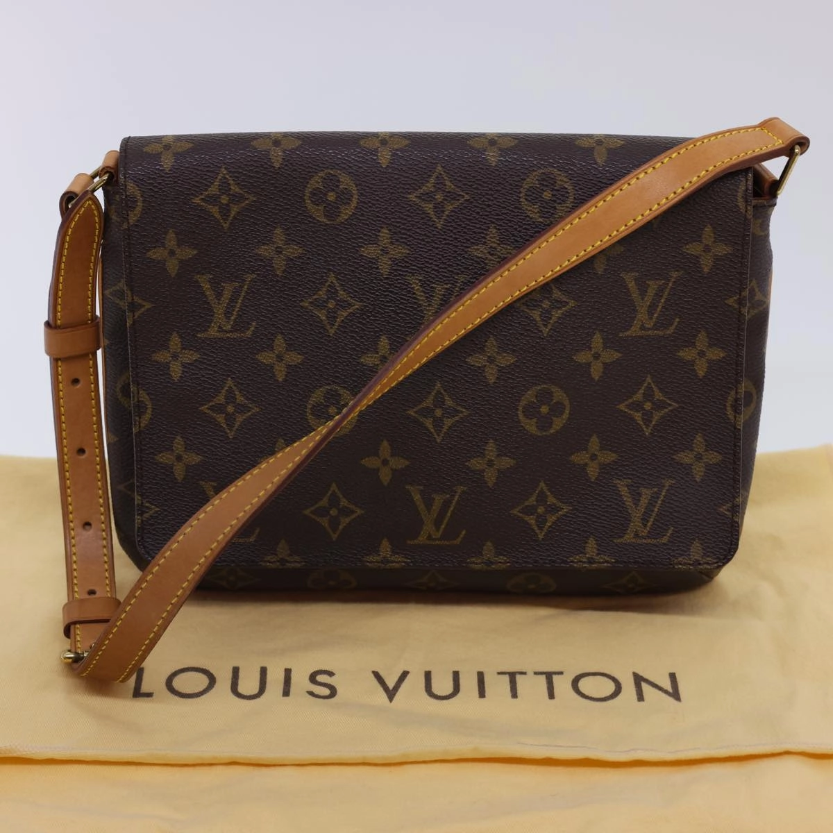 LOUIS VUITTON Monogram Musette Tango Short Strap Shoulder Bag M51257 am4228