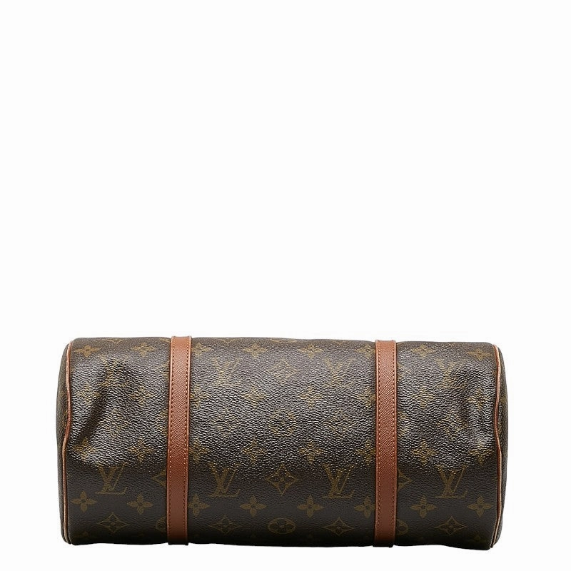 Louis Vuitton Monogram Papillon 30 Shoulder Bag M51365 Brown PVC Leather  Louis Vuitton