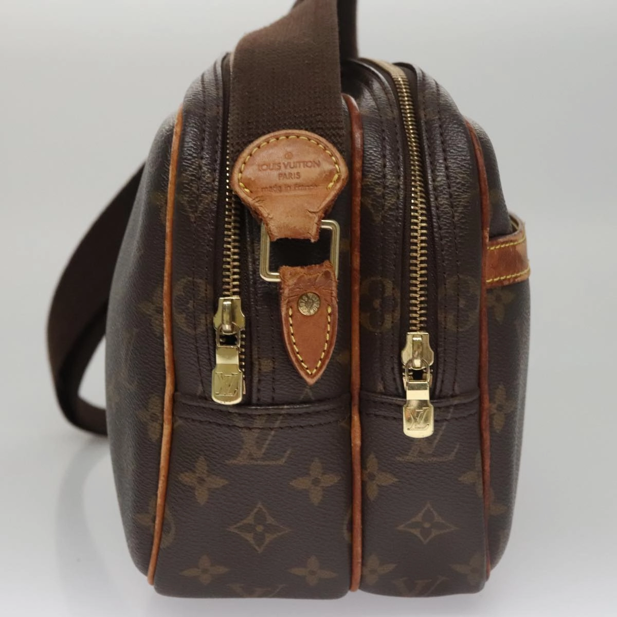 LOUIS VUITTON Monogram Reporter PM Shoulder Bag M45254 LV bs21102