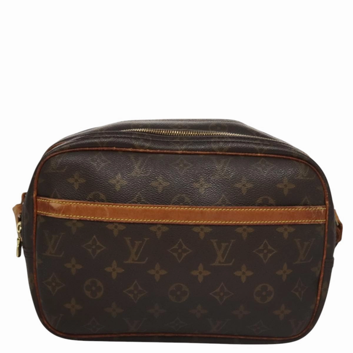 LOUIS VUITTON Monogram Reporter PM Shoulder Bag M45254 LV bs21102