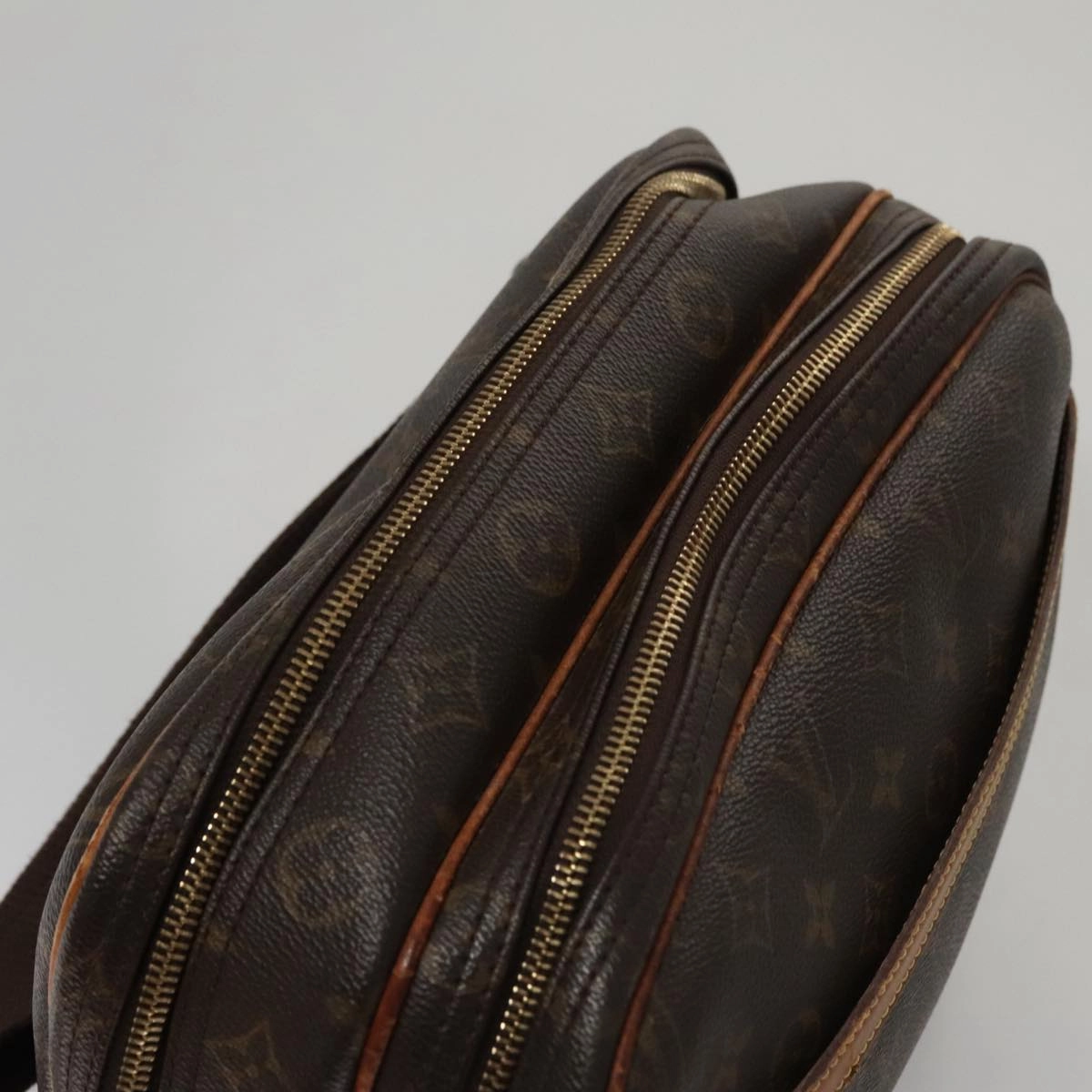 LOUIS VUITTON Monogram Reporter PM Shoulder Bag M45254 LV bs21102