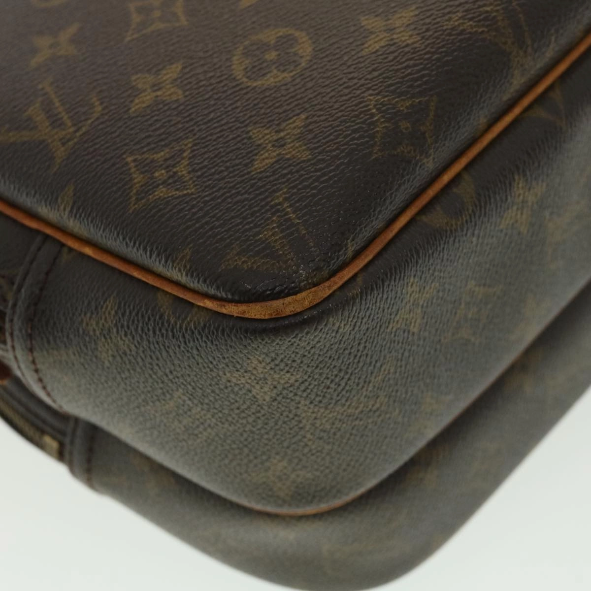 LOUIS VUITTON Monogram Reporter PM Shoulder Bag M45254 LV rd4672