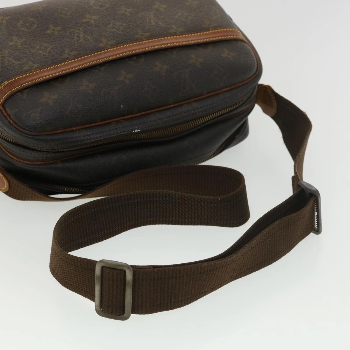 LOUIS VUITTON Monogram Reporter PM Shoulder Bag M45254 LV rd4672