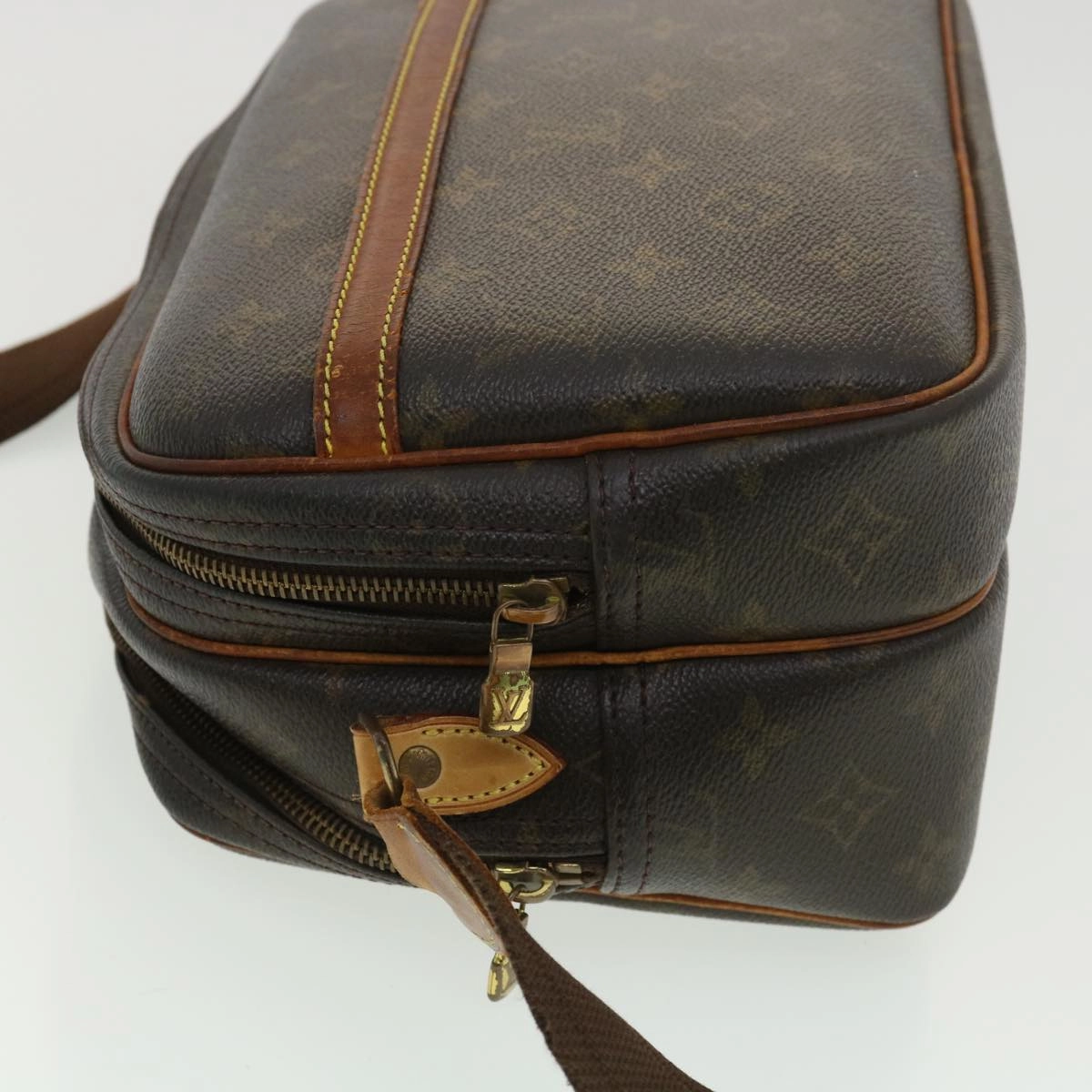 LOUIS VUITTON Monogram Reporter PM Shoulder Bag M45254 LV rd4672