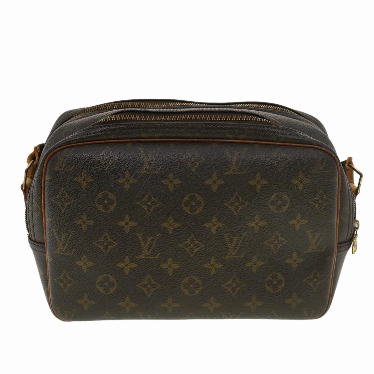 LOUIS VUITTON Monogram Reporter PM Shoulder Bag M45254 LV rd4672