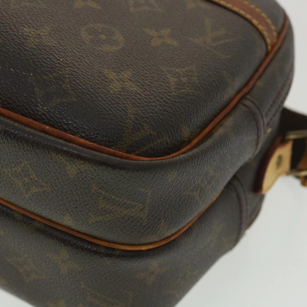 LOUIS VUITTON Monogram Reporter PM Shoulder Bag M45254 LV rd4672