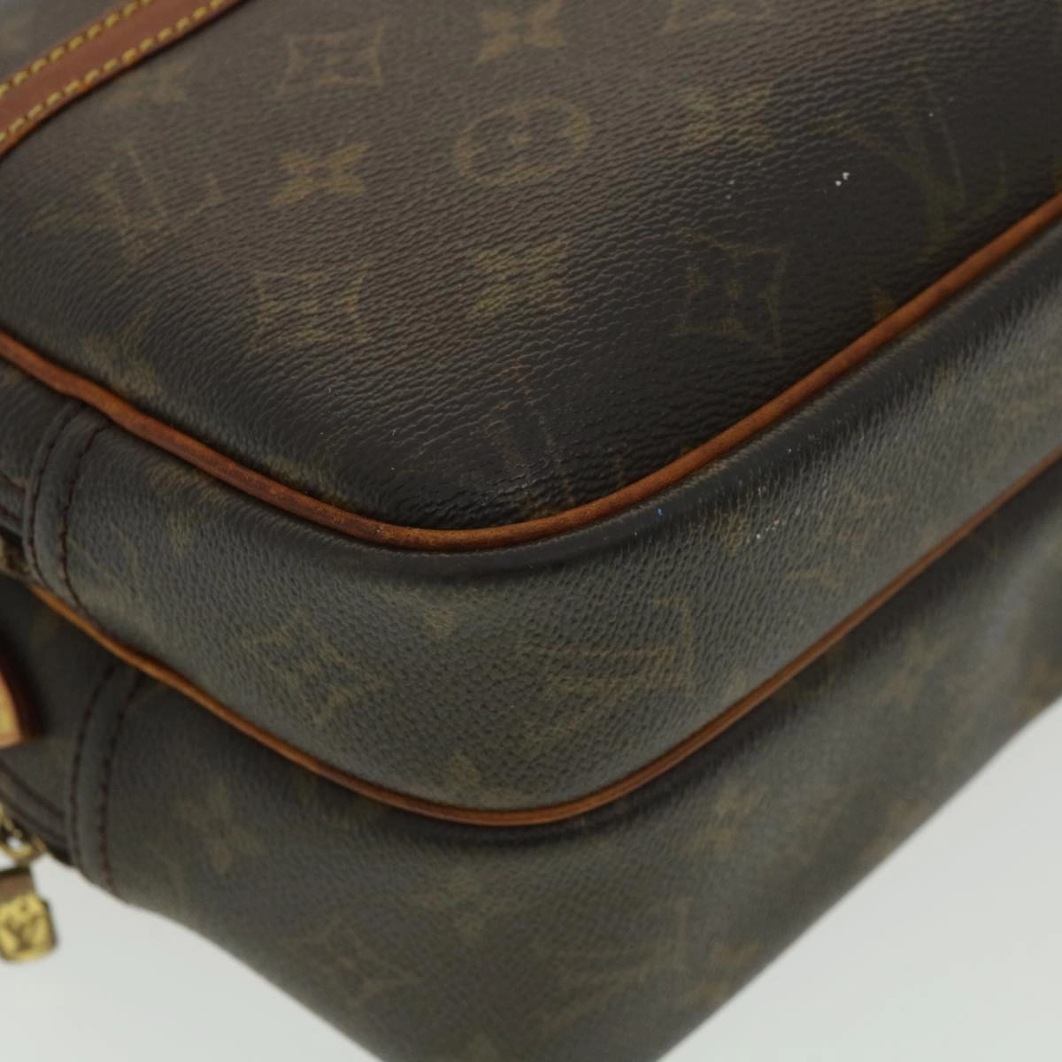 LOUIS VUITTON Monogram Reporter PM Shoulder Bag M45254 LV rd4672