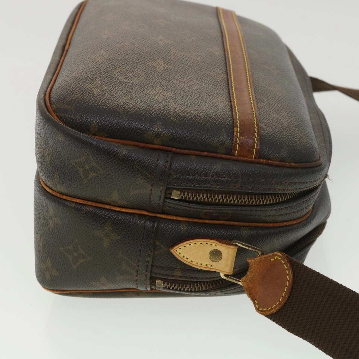 LOUIS VUITTON Monogram Reporter PM Shoulder Bag M45254 LV rd4672