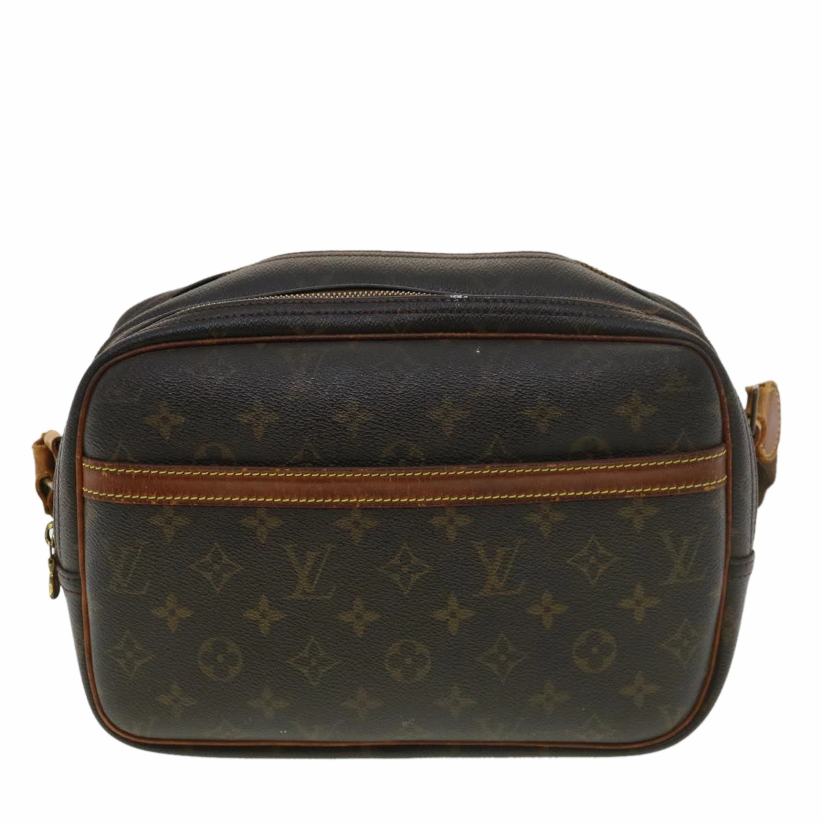 LOUIS VUITTON Monogram Reporter PM Shoulder Bag M45254 LV rd4672